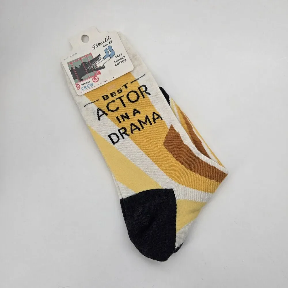 Blue Q Womens Cotton Crew Socks 